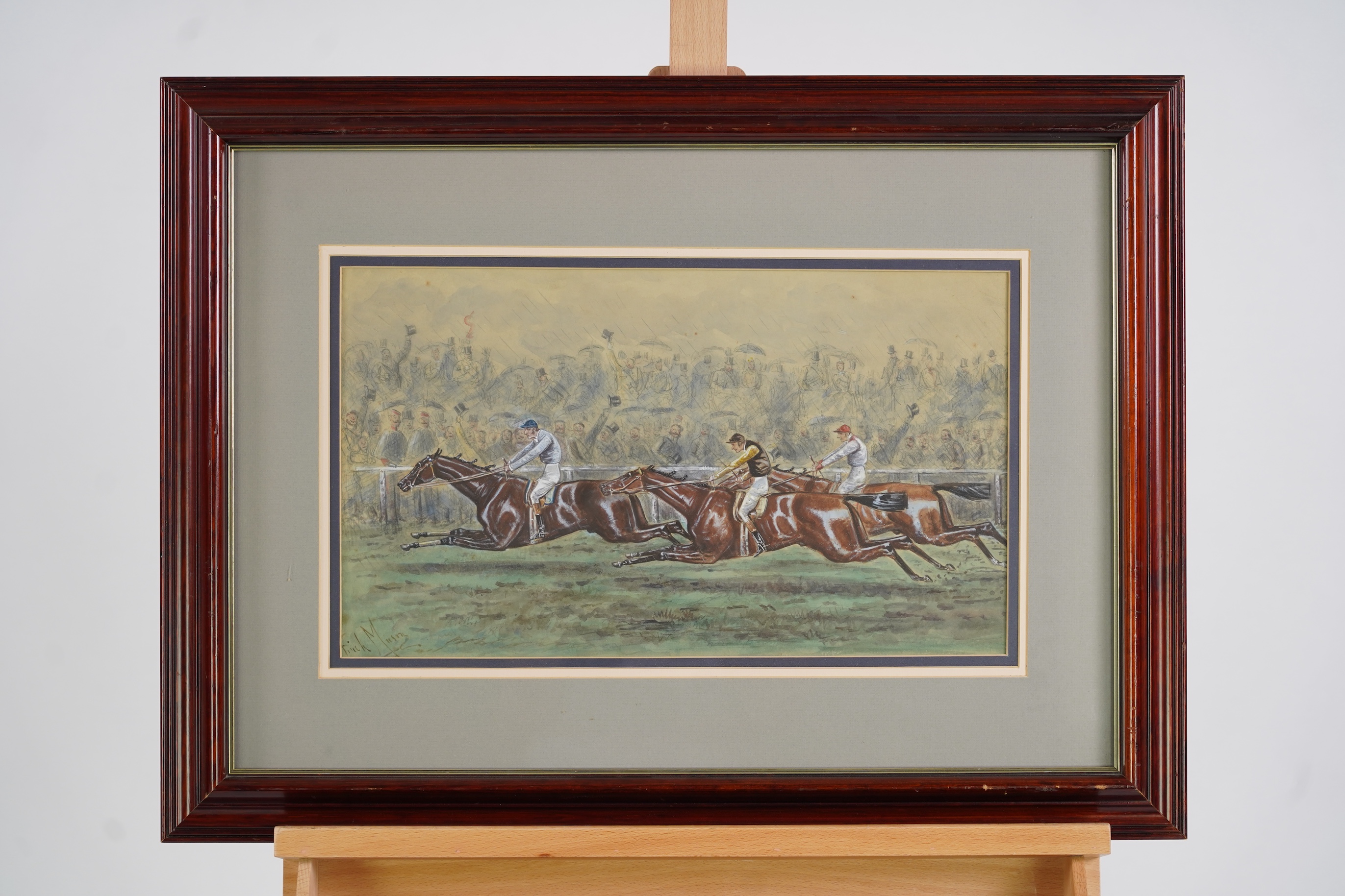 George Finch Mason (1850-1915), 'The Eclipse Stakes, Run July 23rd 1886, Sandown Park'